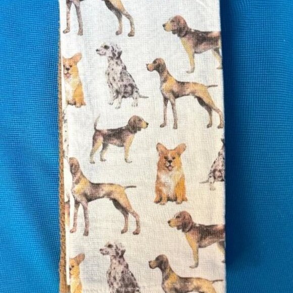 NWT 3 PACK ADORABLE DOGS CORGI BEAGLE DALMATION POINTER + BROWN ABSORBENT TOWELS - Picture 3 of 16